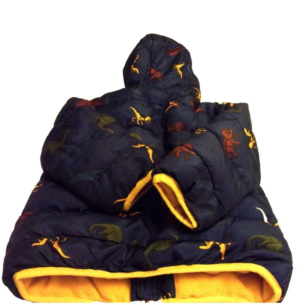 Jumping Beans Size 3T Dinosaur Jacket Fleece Lining Boys